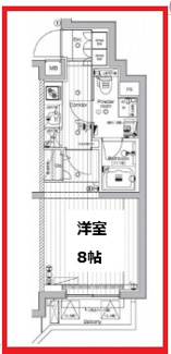 【間取り】 | プレミアムキューブ西大島