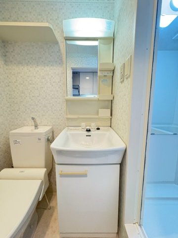 福岡市博多区住吉５丁目の賃貸マンションの独立洗面台