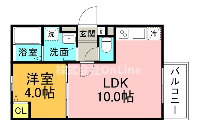 【間取り】 | TATERUApartment加美鞍作2丁目A棟
