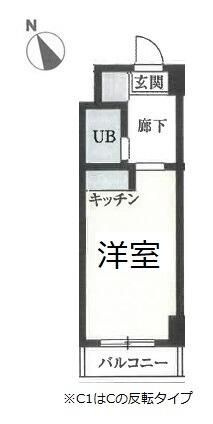 プレステージ西谷の間取り