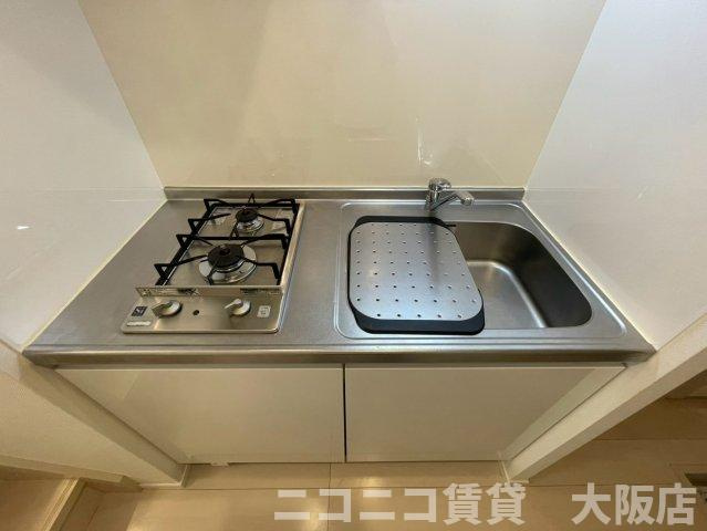 池田市石橋２丁目のアパートのキッチン