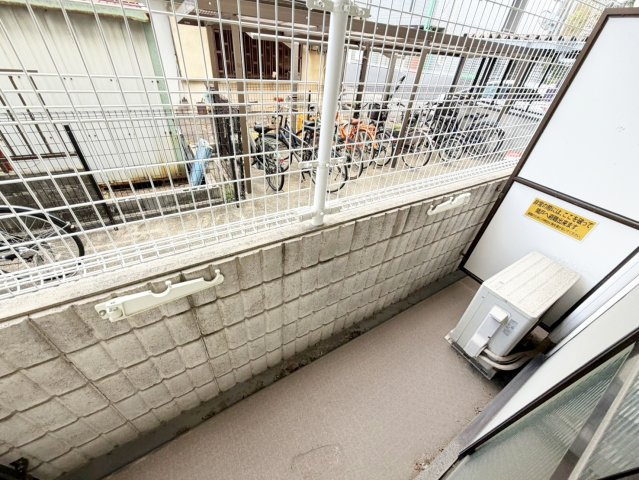 コスモハイツのバルコニー