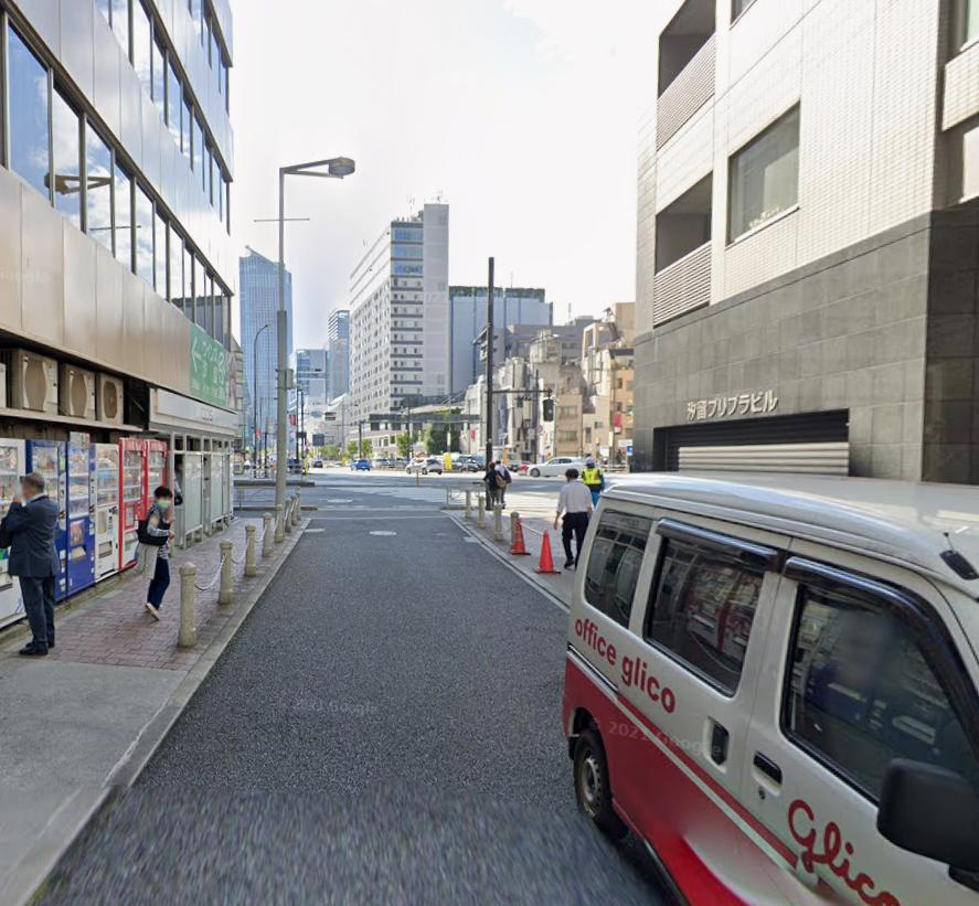 港区東新橋２丁目の店舗事務所の周辺