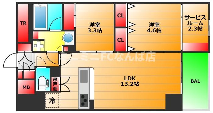 アーバネックス天満橋サウスの間取り
