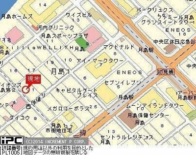 【地図】 | サンシティ月島アヴァンツァーレ
