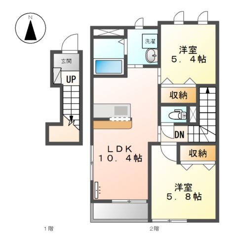 リアン大畑の間取り