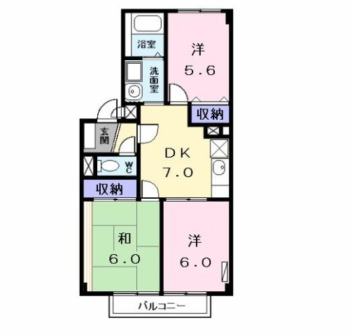 ヒューマンハイムの間取り