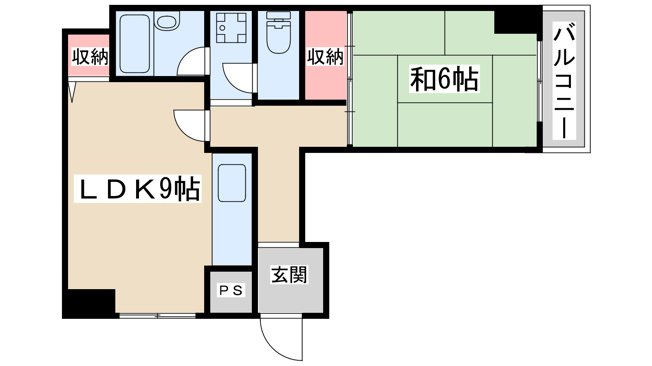 【間取り】 | ホワイトハイツカドタ