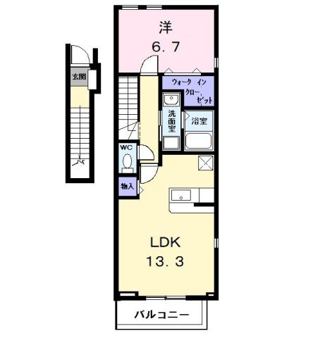 セレーノみつやの間取り