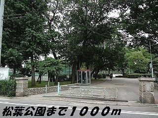 コズミックプレイスの周辺|松葉公園まで1000m