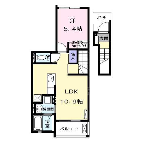 コズミックプレイスの間取り