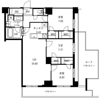 【間取り】 | ザ・ケンジントン・レジデンスときわ台