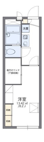 レオパレスＤａｎｄｅ　Ｌｉｏｎの間取り|代表的な間取のため実際の間取とは異なる場合があります