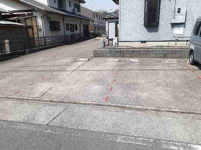 ピアときわの駐車場