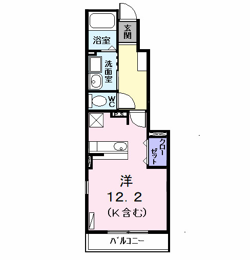 アルディヒロの間取り