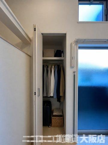 京都市伏見区淀下津町のアパートの収納|CG画像です。家具家電付きではありません
