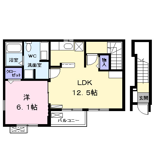 プリムローズやなせの間取り