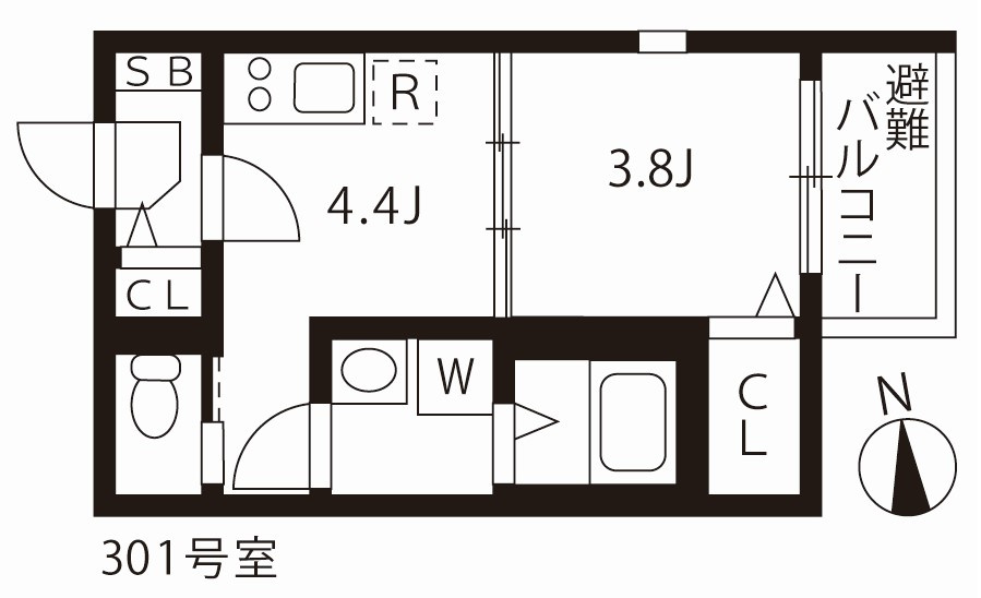 シアヴィータ名古屋の間取り