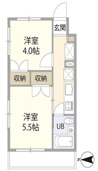 【間取り】 | ヴェルドミール中延