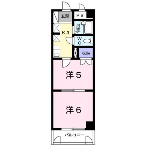 第２メゾンあらかわの間取り