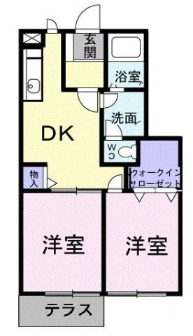 ローズデールの間取り
