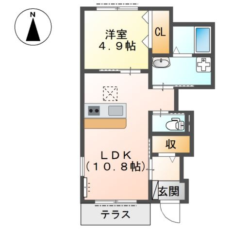 和（なごみ）の間取り