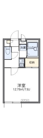 レオパレスヴァンディスの間取り