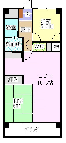 アクシス呼続の間取り