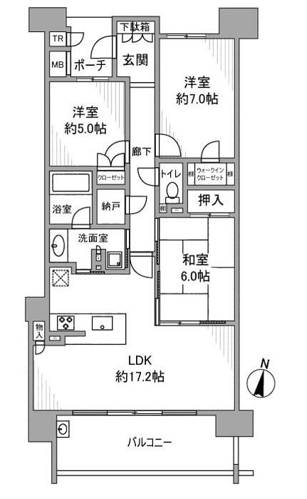 アリーナシティの間取り