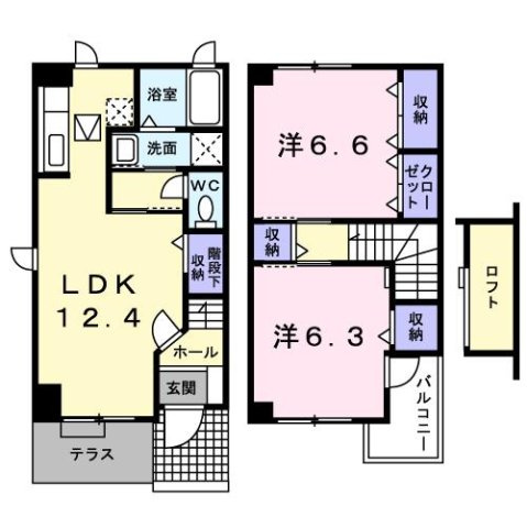 ケイズワン向台の間取り