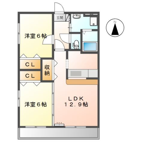 エクセレントＮの間取り