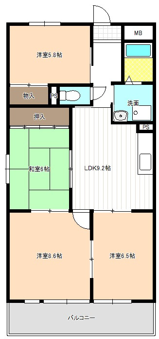 グランドステージNAKANOの間取り