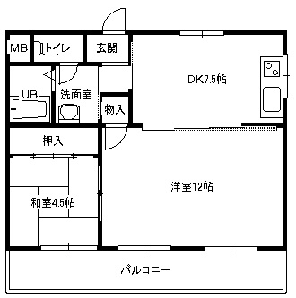 メゾン惟信の間取り