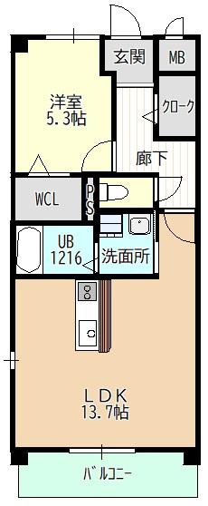 シェソワⅡの間取り