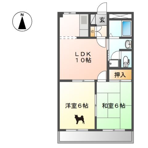トゥインクルの間取り
