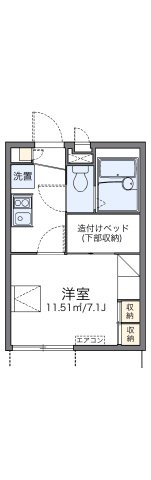 レオパレス戸部下の間取り