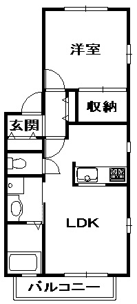 【間取り】 | アヴェニュー壱番館
