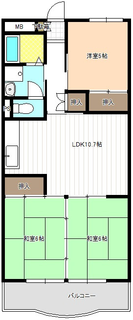 アーバンハイツの間取り