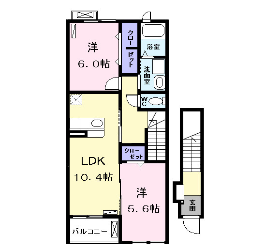 ＫＵＲＡの間取り