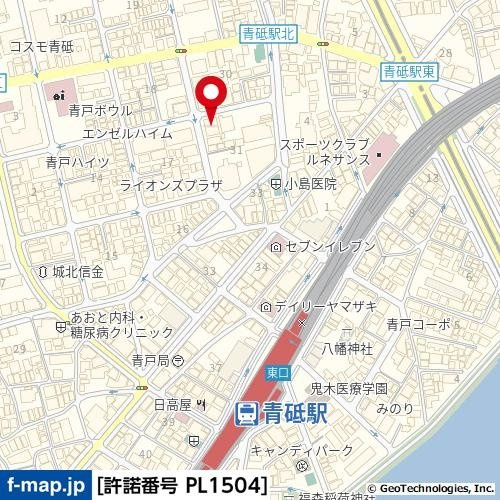 ＦＲＭビルディングの地図