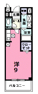 シャローゼ２の間取り