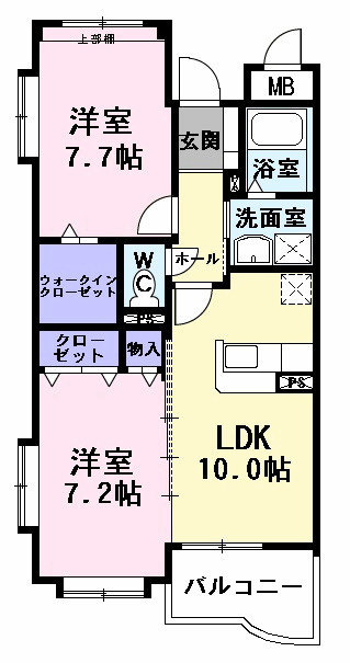 グランポート泉の間取り