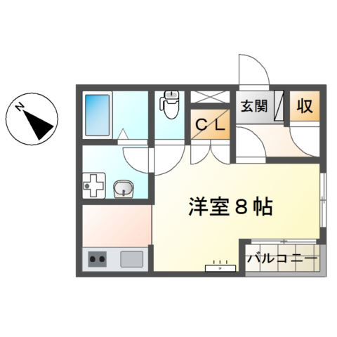 コンフォース南の間取り
