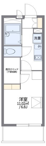 レオパレスＫＡＧＯＨＡＲＡの間取り