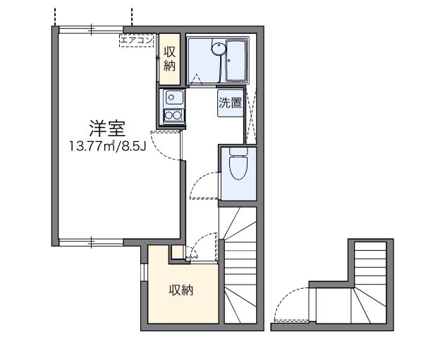 レオネクストピュアよびつぎⅡの間取り