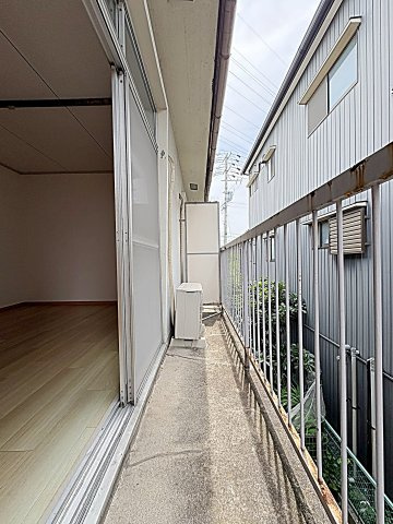 星宮荘のバルコニー