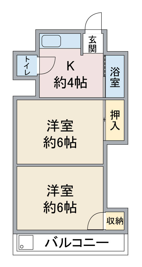 星宮荘の間取り