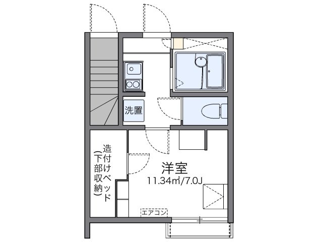 レオネクストＰｅａｒｓの間取り