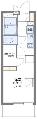 レオパレスイターナル原の間取り