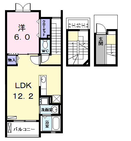 アリビエ　Ⅰの間取り
